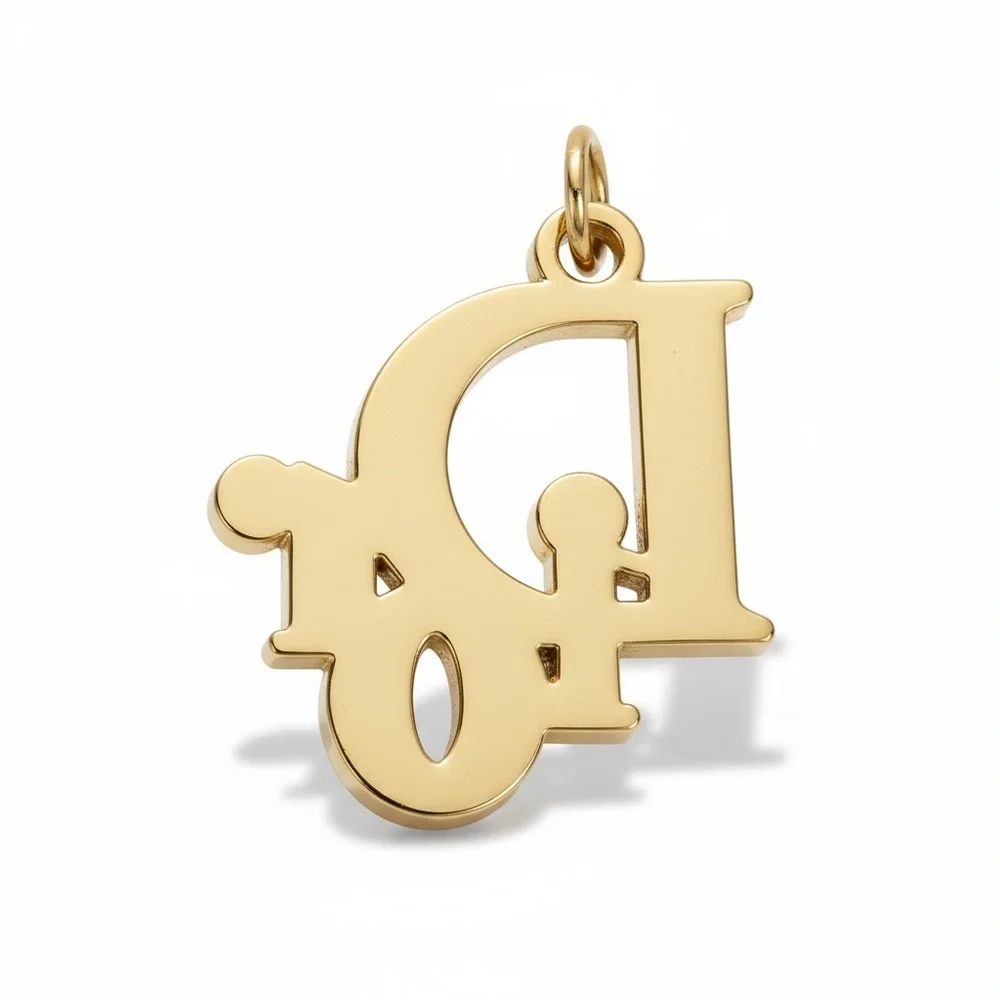 DIOR Authentic Gold and Pearl Pendant for Necklace - Picture 8 of 10